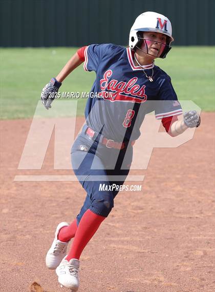 Thumbnail 2 in Corpus Christi Veterans Memorial vs. Palmview (UIL Girls Softball 5A D1 Bi-District) photogallery.