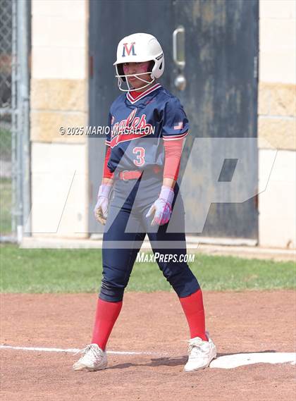 Thumbnail 1 in Corpus Christi Veterans Memorial vs. Palmview (UIL Girls Softball 5A D1 Bi-District) photogallery.