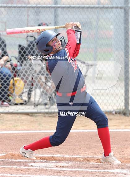 Thumbnail 2 in Corpus Christi Veterans Memorial vs. Palmview (UIL Girls Softball 5A D1 Bi-District) photogallery.