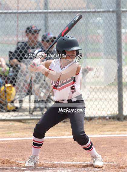 Thumbnail 2 in Corpus Christi Veterans Memorial vs. Palmview (UIL Girls Softball 5A D1 Bi-District) photogallery.