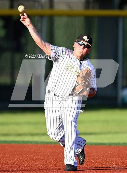 Thumbnail 1 in St. James vs. Springfield (LHSAA Division III Bi-District Playoff) photogallery.