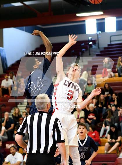 Thumbnail 2 in The Meadows School vs Lincoln County (NIAA 2A Final) photogallery.