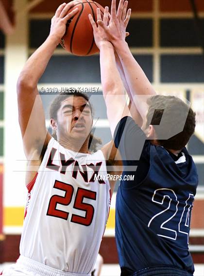 Thumbnail 2 in The Meadows School vs Lincoln County (NIAA 2A Final) photogallery.