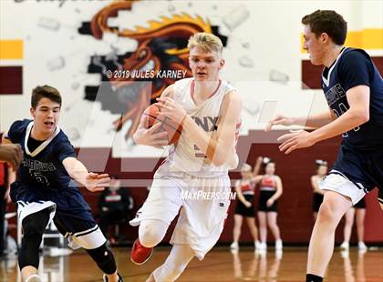 Thumbnail 2 in The Meadows School vs Lincoln County (NIAA 2A Final) photogallery.