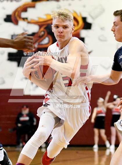 Thumbnail 3 in The Meadows School vs Lincoln County (NIAA 2A Final) photogallery.