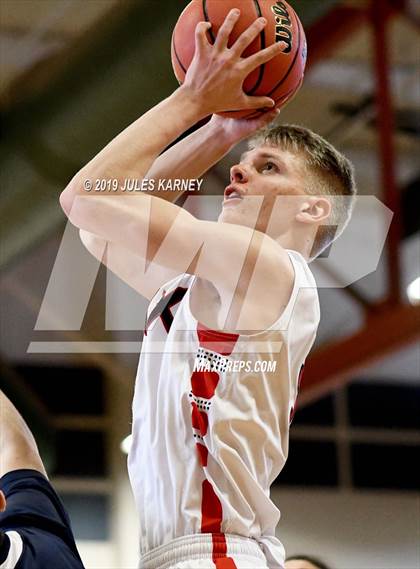 Thumbnail 2 in The Meadows School vs Lincoln County (NIAA 2A Final) photogallery.