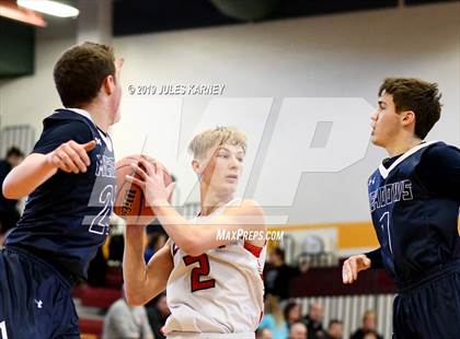 Thumbnail 1 in The Meadows School vs Lincoln County (NIAA 2A Final) photogallery.