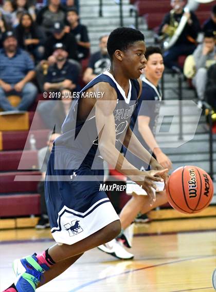 Thumbnail 3 in The Meadows School vs Lincoln County (NIAA 2A Final) photogallery.