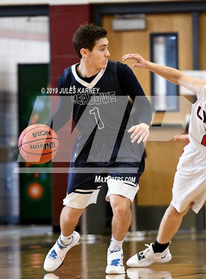 Thumbnail 3 in The Meadows School vs Lincoln County (NIAA 2A Final) photogallery.