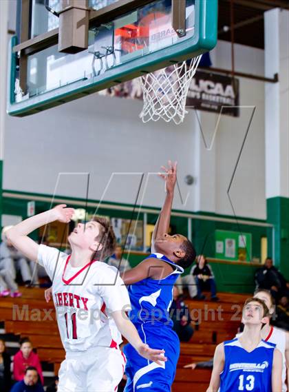 Thumbnail 1 in Monticello vs. Liberty (Sullivan County BCANY vs. Cancer Classic) photogallery.