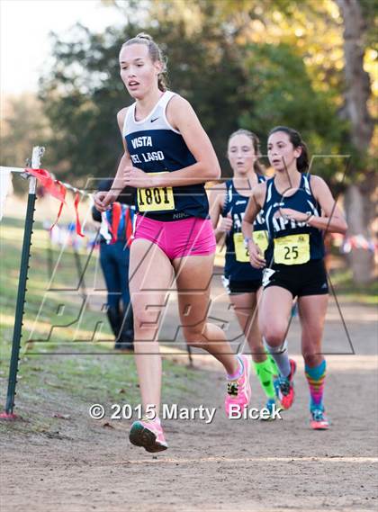 Thumbnail 2 in CIF State Cross Country Championships (D3 Girls Race) photogallery.