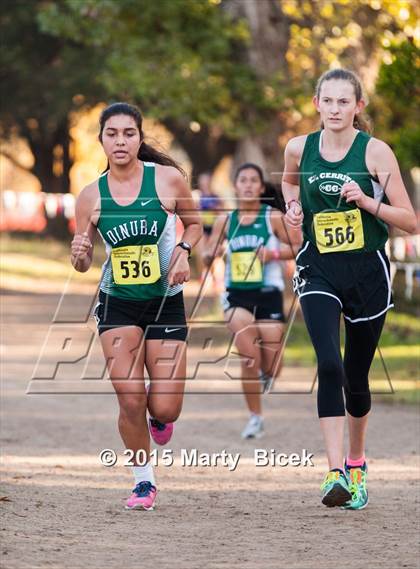 Thumbnail 2 in CIF State Cross Country Championships (D3 Girls Race) photogallery.