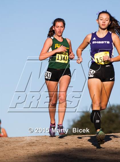 Thumbnail 3 in CIF State Cross Country Championships (D3 Girls Race) photogallery.