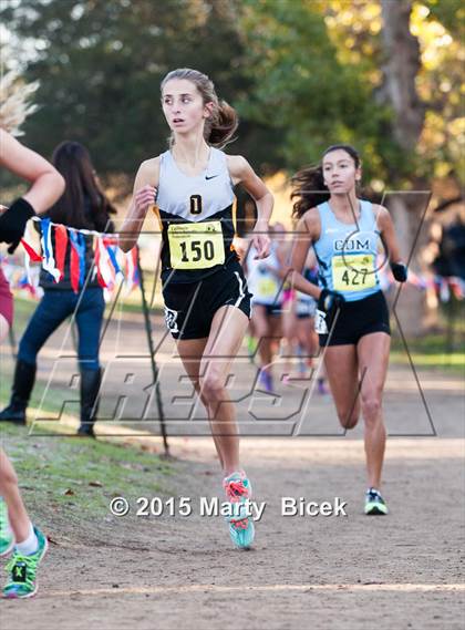 Thumbnail 3 in CIF State Cross Country Championships (D3 Girls Race) photogallery.