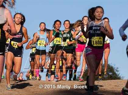 Thumbnail 2 in CIF State Cross Country Championships (D3 Girls Race) photogallery.