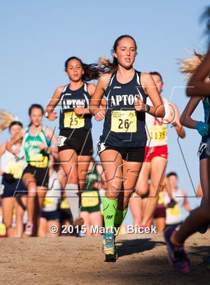 Thumbnail 3 in CIF State Cross Country Championships (D3 Girls Race) photogallery.