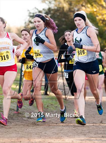 Thumbnail 3 in CIF State Cross Country Championships (D3 Girls Race) photogallery.