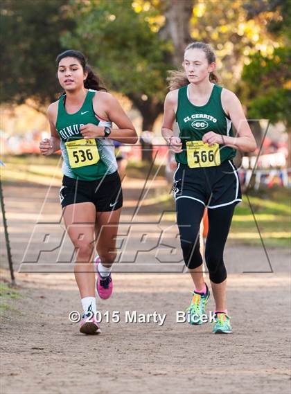 Thumbnail 3 in CIF State Cross Country Championships (D3 Girls Race) photogallery.