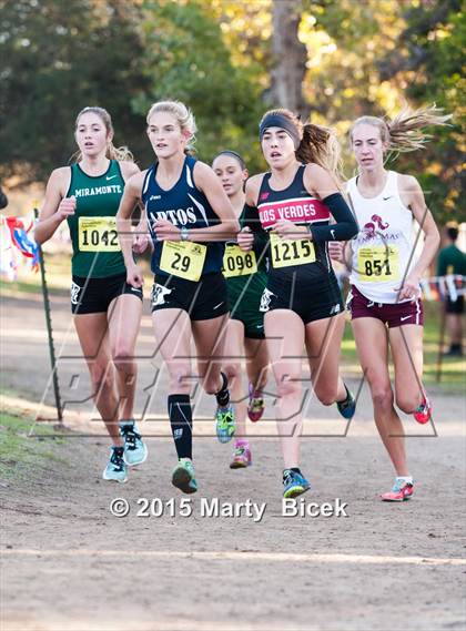 Thumbnail 3 in CIF State Cross Country Championships (D3 Girls Race) photogallery.