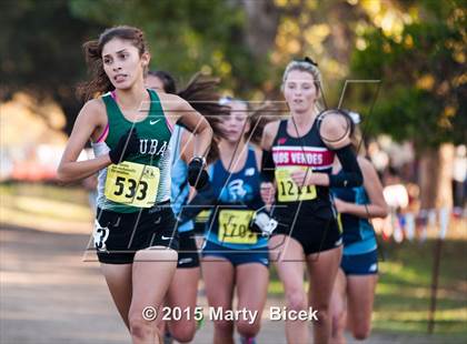 Thumbnail 2 in CIF State Cross Country Championships (D3 Girls Race) photogallery.