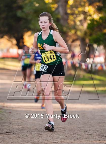 Thumbnail 3 in CIF State Cross Country Championships (D3 Girls Race) photogallery.