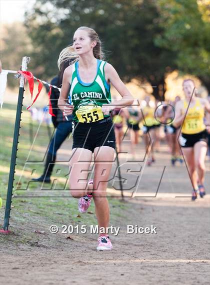 Thumbnail 1 in CIF State Cross Country Championships (D3 Girls Race) photogallery.