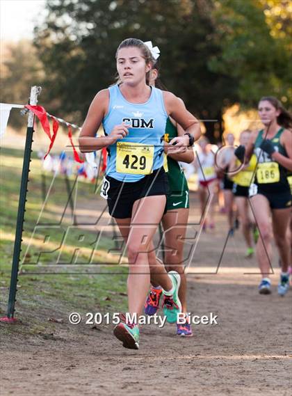 Thumbnail 2 in CIF State Cross Country Championships (D3 Girls Race) photogallery.