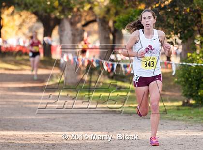 Thumbnail 1 in CIF State Cross Country Championships (D3 Girls Race) photogallery.