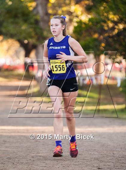 Thumbnail 2 in CIF State Cross Country Championships (D3 Girls Race) photogallery.