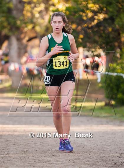 Thumbnail 3 in CIF State Cross Country Championships (D3 Girls Race) photogallery.