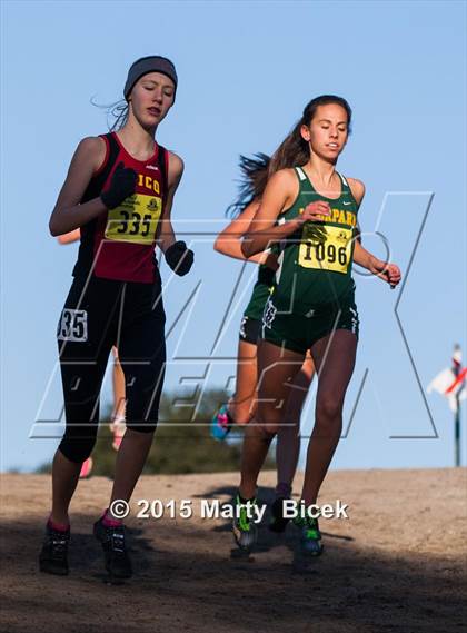 Thumbnail 2 in CIF State Cross Country Championships (D3 Girls Race) photogallery.