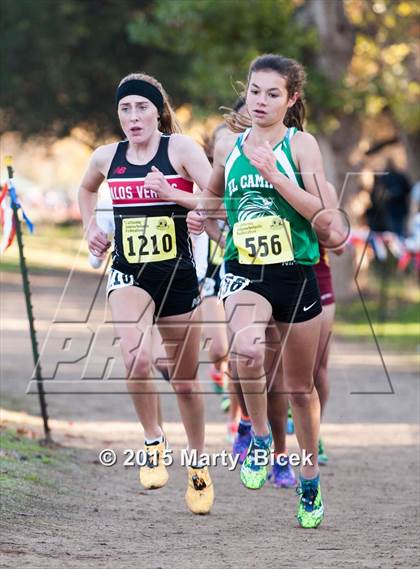Thumbnail 3 in CIF State Cross Country Championships (D3 Girls Race) photogallery.