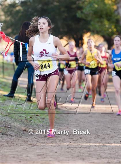 Thumbnail 1 in CIF State Cross Country Championships (D3 Girls Race) photogallery.