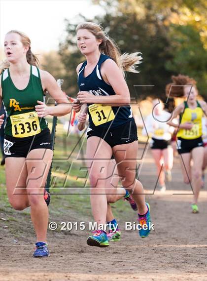 Thumbnail 3 in CIF State Cross Country Championships (D3 Girls Race) photogallery.