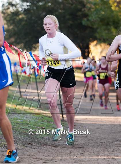 Thumbnail 2 in CIF State Cross Country Championships (D3 Girls Race) photogallery.
