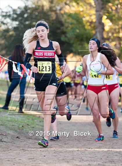 Thumbnail 3 in CIF State Cross Country Championships (D3 Girls Race) photogallery.