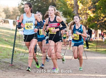 Thumbnail 2 in CIF State Cross Country Championships (D3 Girls Race) photogallery.