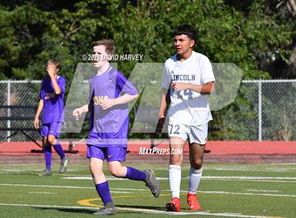 Thumbnail 3 in Lincoln @ Littleton (JV) Soccer photogallery.