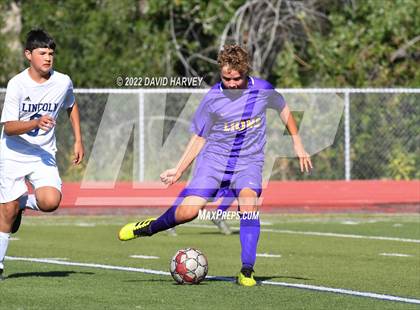 Thumbnail 3 in Lincoln @ Littleton (JV) Soccer photogallery.