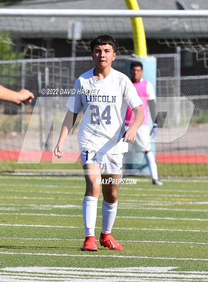 Thumbnail 2 in Lincoln @ Littleton (JV) Soccer photogallery.