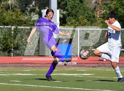 Thumbnail 1 in Lincoln @ Littleton (JV) Soccer photogallery.