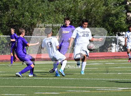 Thumbnail 3 in Lincoln @ Littleton (JV) Soccer photogallery.