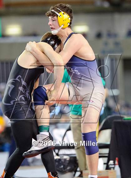 Thumbnail 3 in WIAA 3A 170 LB Championship photogallery.