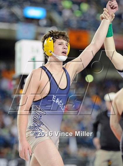 Thumbnail 3 in WIAA 3A 170 LB Championship photogallery.