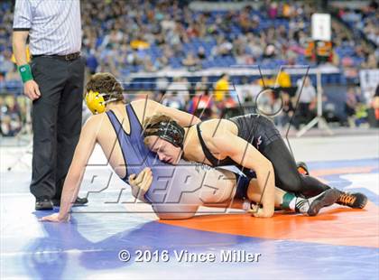 Thumbnail 3 in WIAA 3A 170 LB Championship photogallery.
