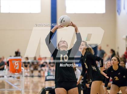 Thumbnail 3 in Bishop McLaughlin Catholic vs Bishop Moore (Berkeley Premier Tournament) photogallery.