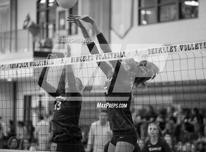 Thumbnail 1 in Bishop McLaughlin Catholic vs Bishop Moore (Berkeley Premier Tournament) photogallery.