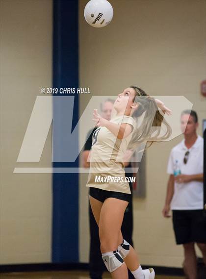 Thumbnail 2 in Bishop McLaughlin Catholic vs Bishop Moore (Berkeley Premier Tournament) photogallery.