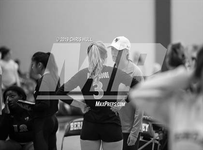 Thumbnail 2 in Bishop McLaughlin Catholic vs Bishop Moore (Berkeley Premier Tournament) photogallery.