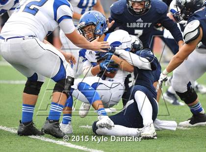 Thumbnail 2 in Nolan Catholic @ Liberty Christian (TAPPS Division 1 Bi-District Playoff) photogallery.